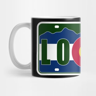 Colorado Local License Plate Souvenir Mug